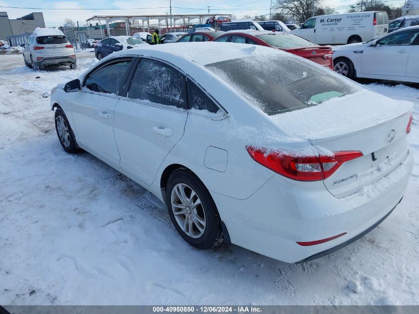 VIN 5NPE24AF6HH437350 2017 Hyundai Sonata, SE no.3