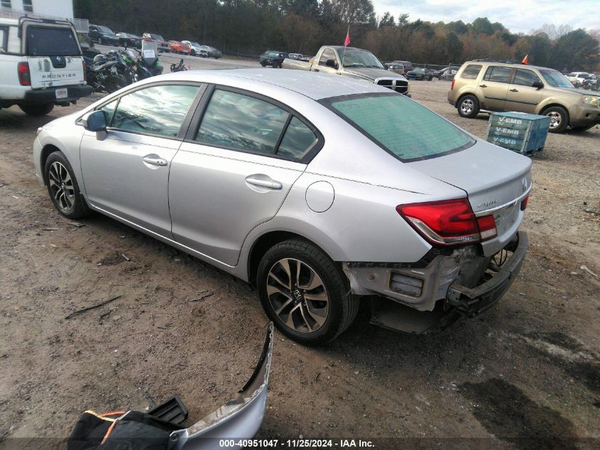 VIN 19XFB2F83EE057403 2014 Honda Civic, EX no.3