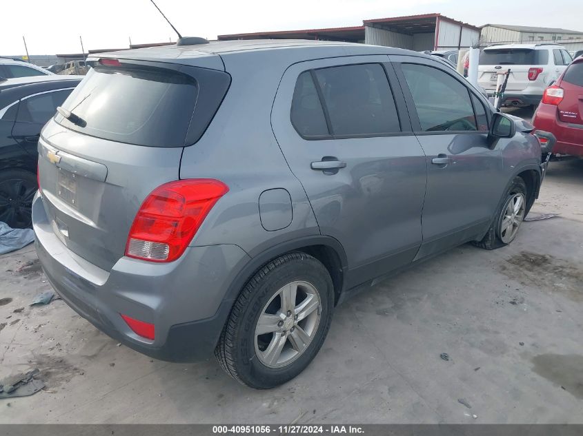 VIN 3GNCJKSB9LL153978 2020 Chevrolet Trax, Fwd Ls no.4