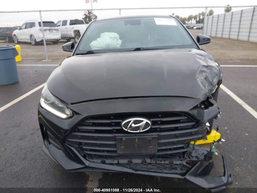 2019 Hyundai Veloster 2.0 VIN: KMHTG6AF4KU019592 Lot: 40951088