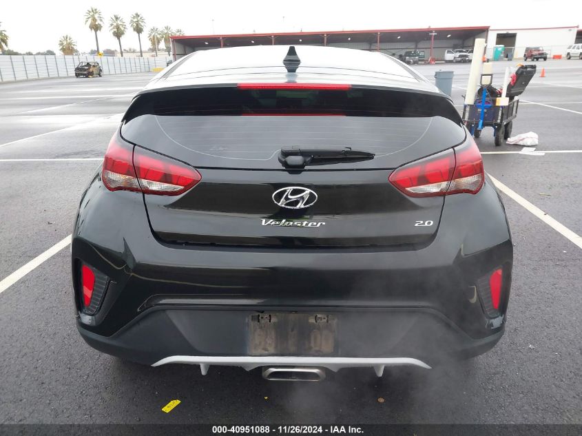 2019 Hyundai Veloster 2.0 VIN: KMHTG6AF4KU019592 Lot: 40951088