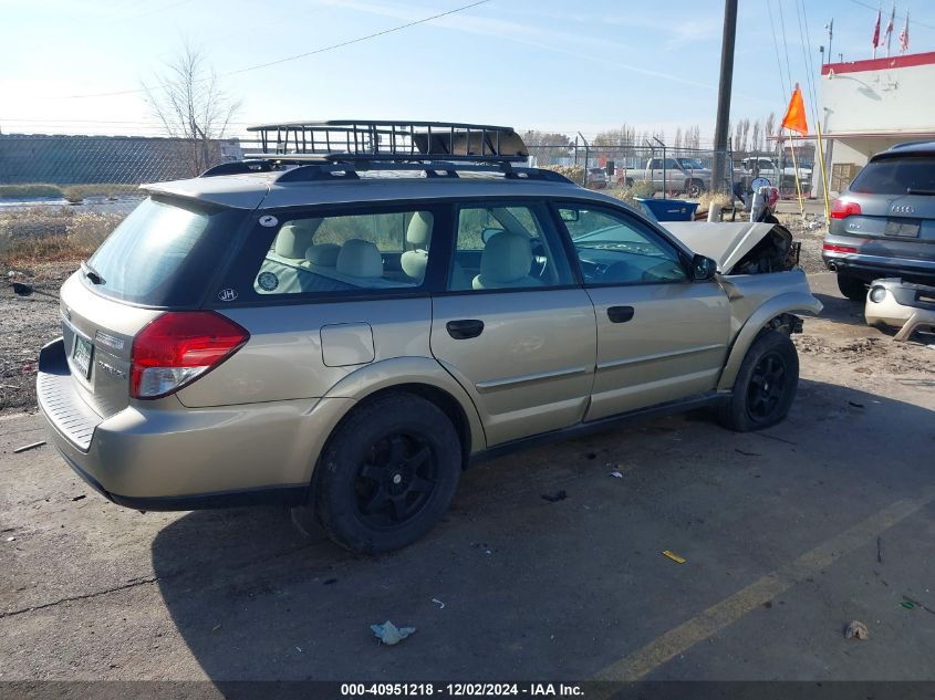 2008 Subaru Outback VIN: 4S4BP60C186302435 Lot: 40951218