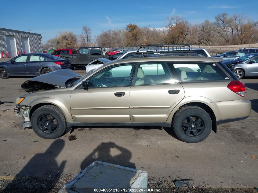 2008 Subaru Outback VIN: 4S4BP60C186302435 Lot: 40951218