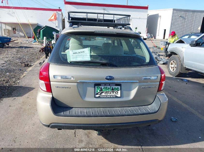 2008 Subaru Outback VIN: 4S4BP60C186302435 Lot: 40951218