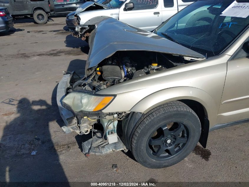 2008 Subaru Outback VIN: 4S4BP60C186302435 Lot: 40951218