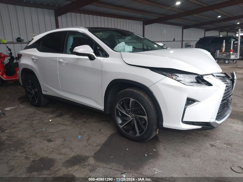 VIN 2T2BGMCAXJC027726 2018 Lexus RX, 450H no.1