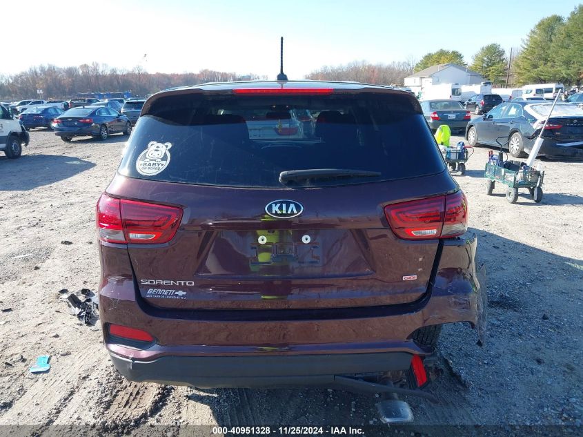 2020 Kia Sorento 2.4L Lx VIN: 5XYPGDA37LG685574 Lot: 40951328