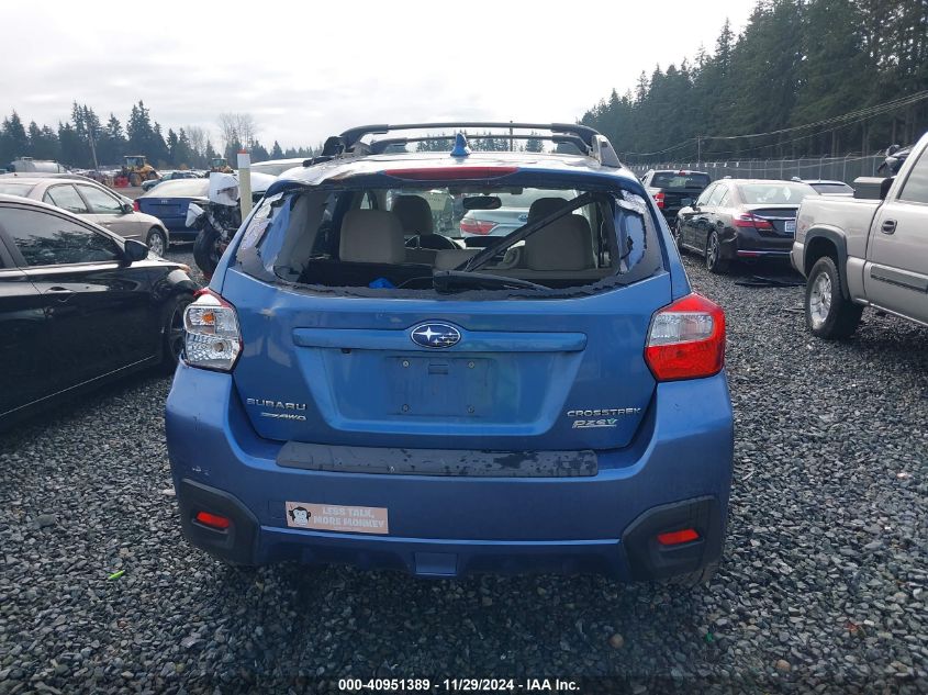 2016 Subaru Crosstrek 2.0I Premium VIN: JF2GPADC0G8286319 Lot: 40951389