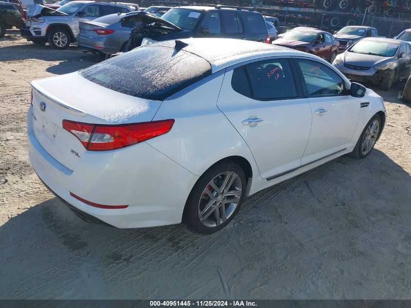 VIN 5XXGR4A6XDG127471 2013 KIA Optima, SX no.4