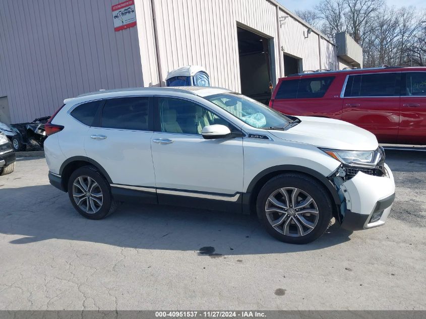 2022 Honda Cr-V Awd Touring VIN: 7FARW2H91NE027466 Lot: 40951537