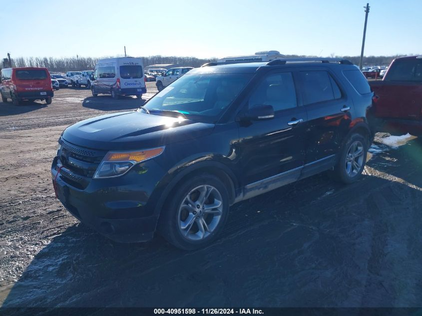 VIN 1FM5K8F87DGB78640 2013 Ford Explorer, Limited no.2