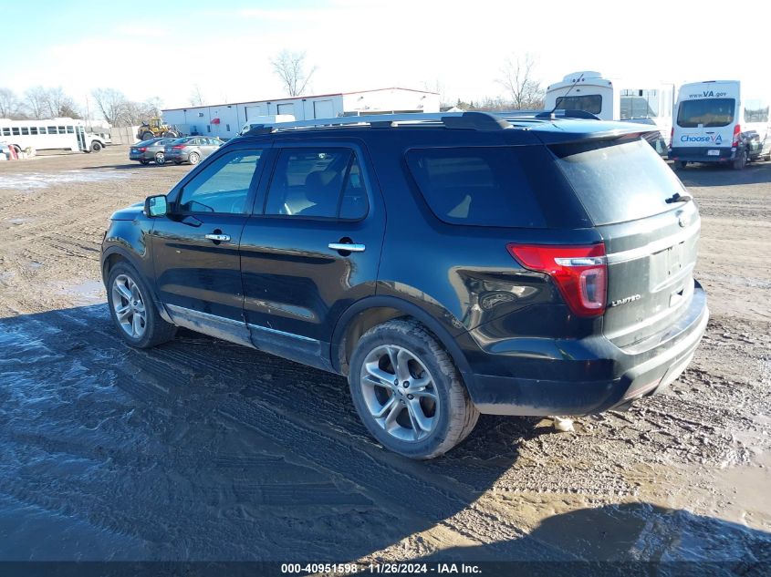 VIN 1FM5K8F87DGB78640 2013 Ford Explorer, Limited no.3