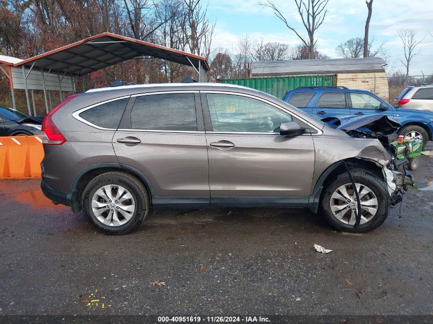 2013 Honda Cr-V Ex-L VIN: 5J6RM4H75DL067714 Lot: 40951619