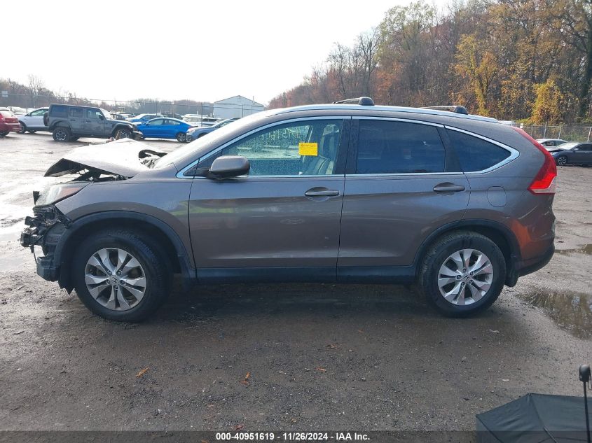 2013 Honda Cr-V Ex-L VIN: 5J6RM4H75DL067714 Lot: 40951619