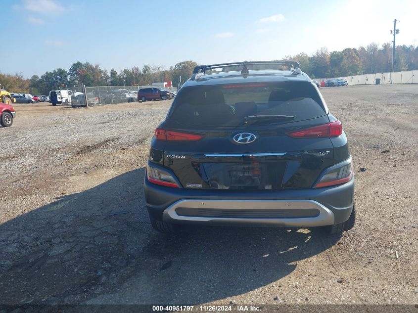 2022 Hyundai Kona Limited VIN: KM8K53A30NU823656 Lot: 40951797