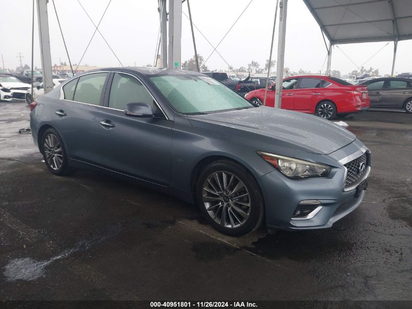 VIN JN1EV7AP0JM366713 2018 INFINITI Q50 no.1