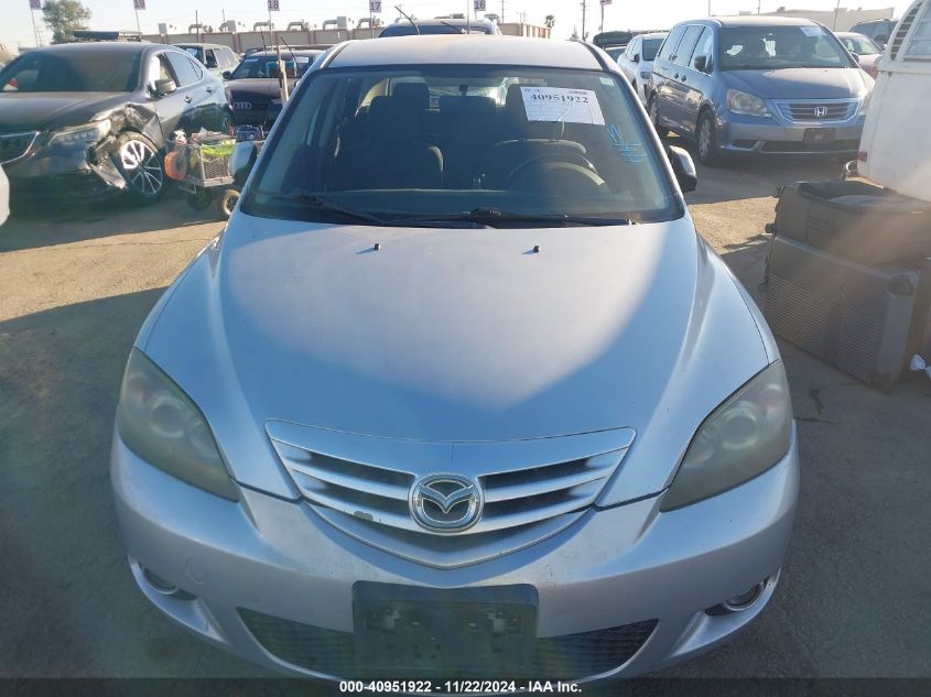 2006 Mazda Mazda3 S VIN: JM1BK144761504554 Lot: 40951922