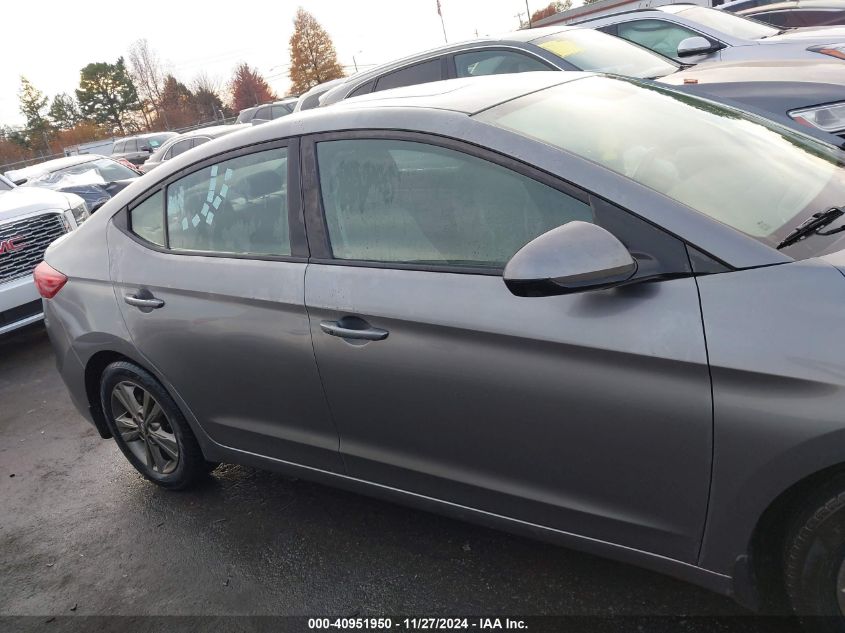 2018 HYUNDAI ELANTRA VIN: 5NPD84LF9JH294844