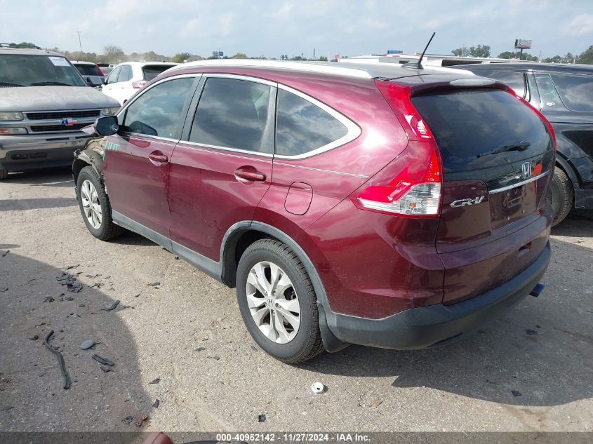 VIN 5J6RM3H77EL030272 2014 Honda CR-V, Ex-L no.3