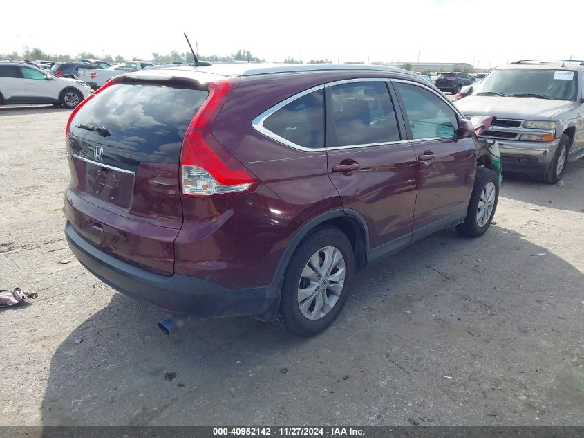 VIN 5J6RM3H77EL030272 2014 Honda CR-V, Ex-L no.4