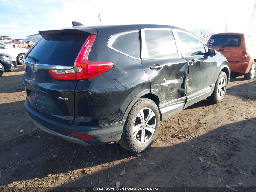 2018 Honda Cr-V Lx VIN: 2HKRW6H3XJH230558 Lot: 40952160