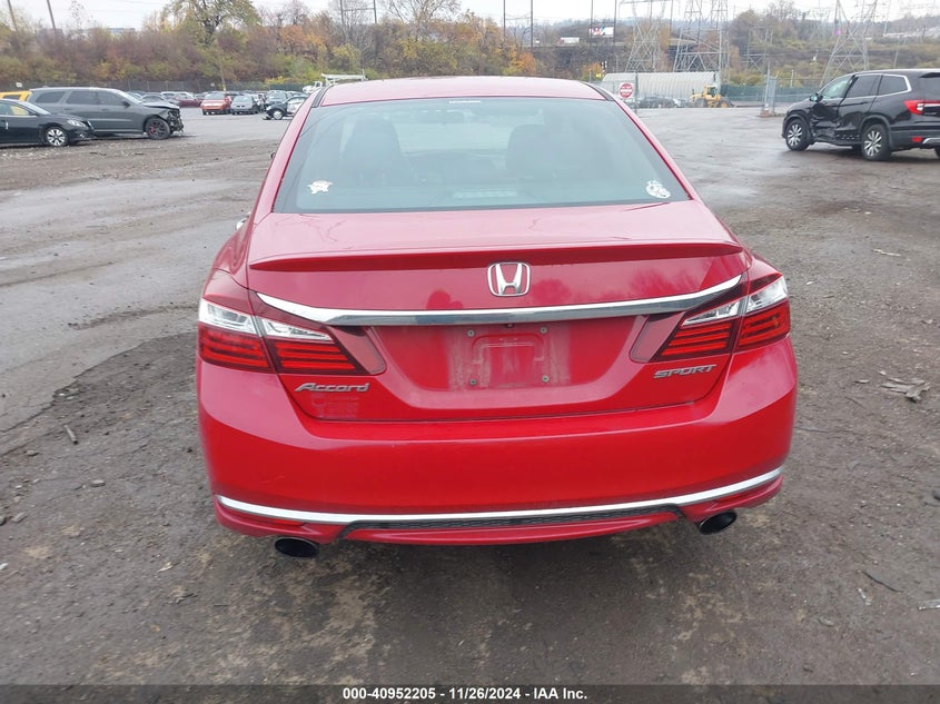 2016 HONDA ACCORD SPORT - 1HGCR2F55GA182530