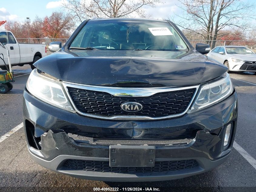 VIN 5XYKT4A64FG641360 2015 KIA Sorento, LX no.12