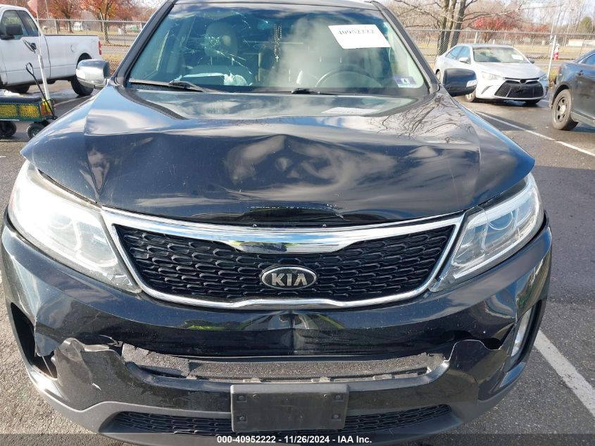 VIN 5XYKT4A64FG641360 2015 KIA Sorento, LX no.6