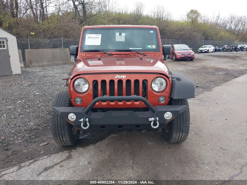 2014 Jeep Wrangler Sahara VIN: 1C4AJWBG8EL181028 Lot: 40952284