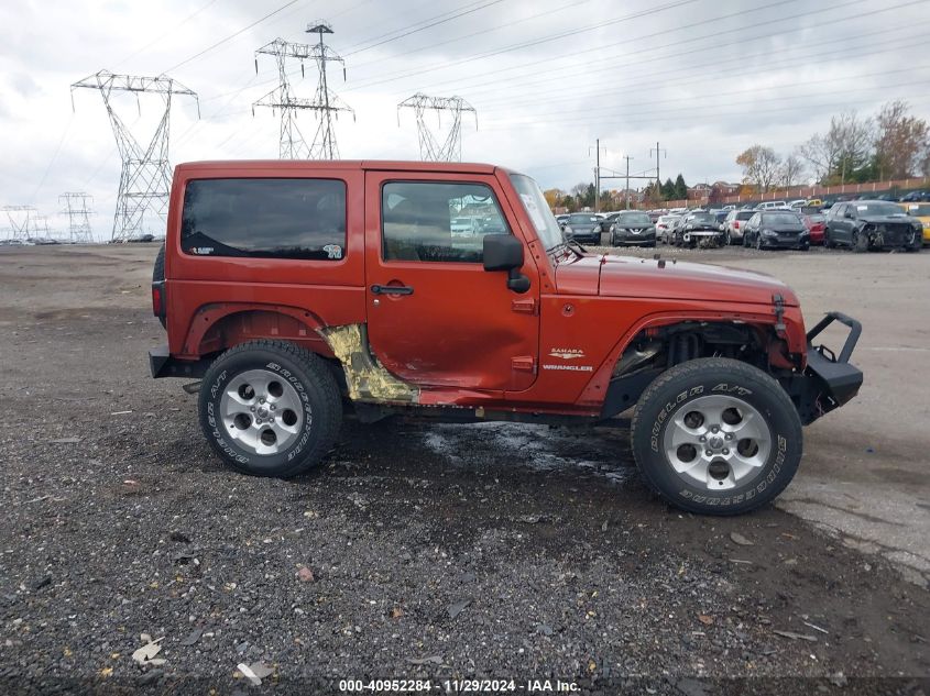 2014 Jeep Wrangler Sahara VIN: 1C4AJWBG8EL181028 Lot: 40952284