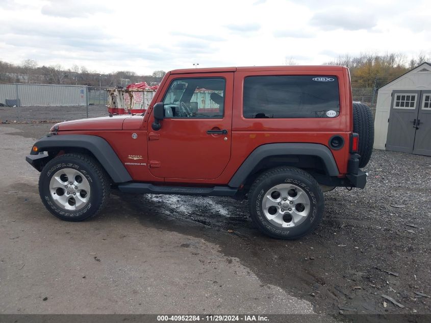 2014 Jeep Wrangler Sahara VIN: 1C4AJWBG8EL181028 Lot: 40952284