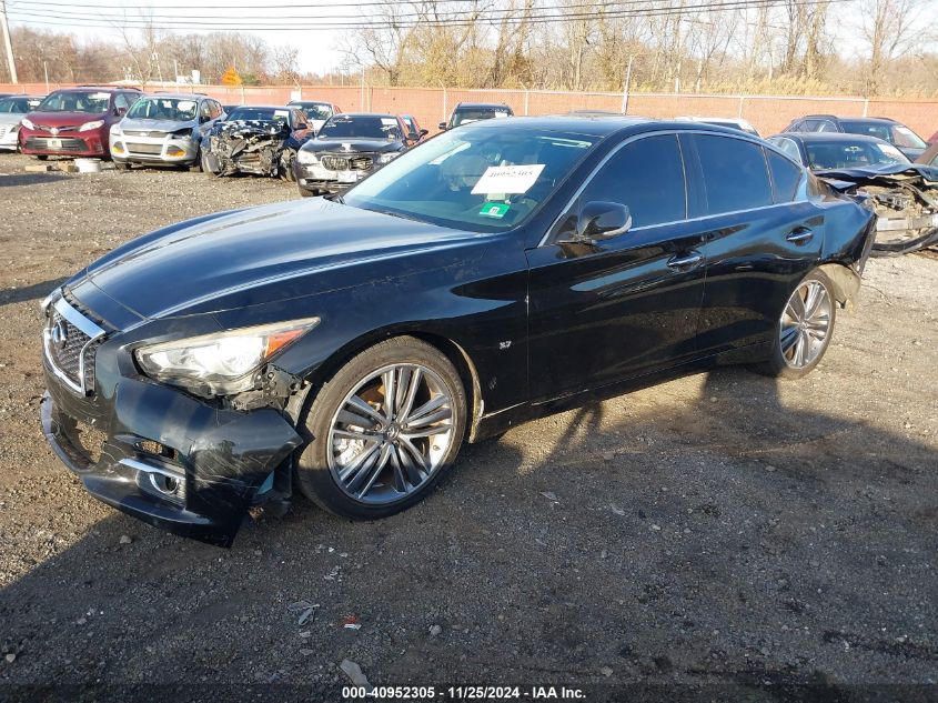 VIN JN1BV7AR1EM699271 2014 Infiniti Q50, Premium/Sport no.2