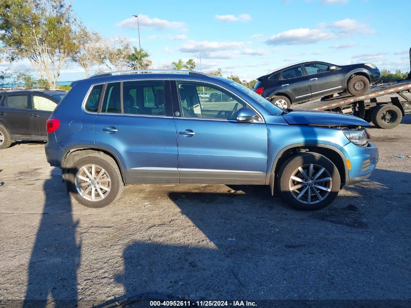 2017 Volkswagen Tiguan 2.0T Wolfsburg Edition VIN: WVGSV7AX0HK004740 Lot: 40952611