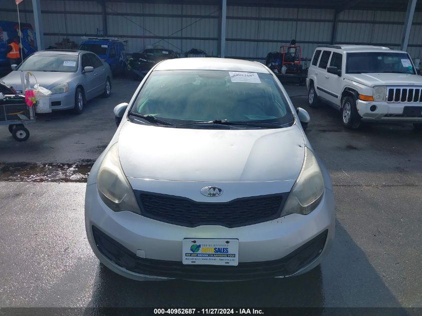 2014 Kia Rio Lx VIN: KNADM4A37E6331908 Lot: 40952687