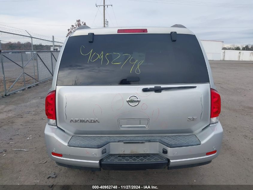 2008 Nissan Armada Se VIN: 5N1AA08C08N624584 Lot: 40952748