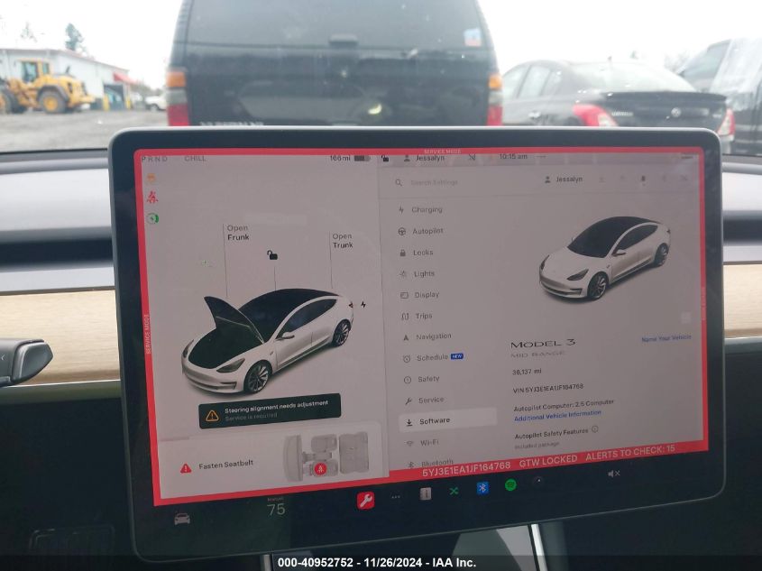 VIN 5YJ3E1EA1JF164768 2018 Tesla Model 3, Long Rang... no.19