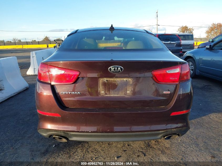 VIN 5XXGM4A70FG466170 2015 KIA Optima, LX no.16