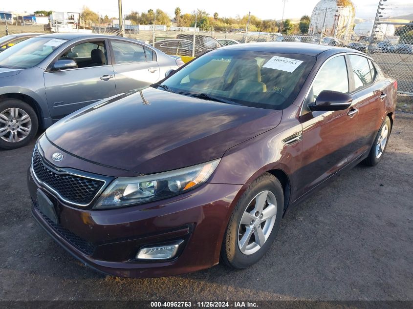 VIN 5XXGM4A70FG466170 2015 KIA Optima, LX no.2