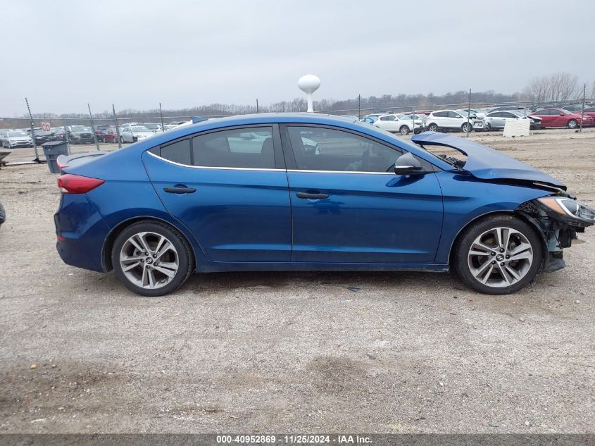 2017 Hyundai Elantra Limited VIN: 5NPD84LF8HH211236 Lot: 40952869