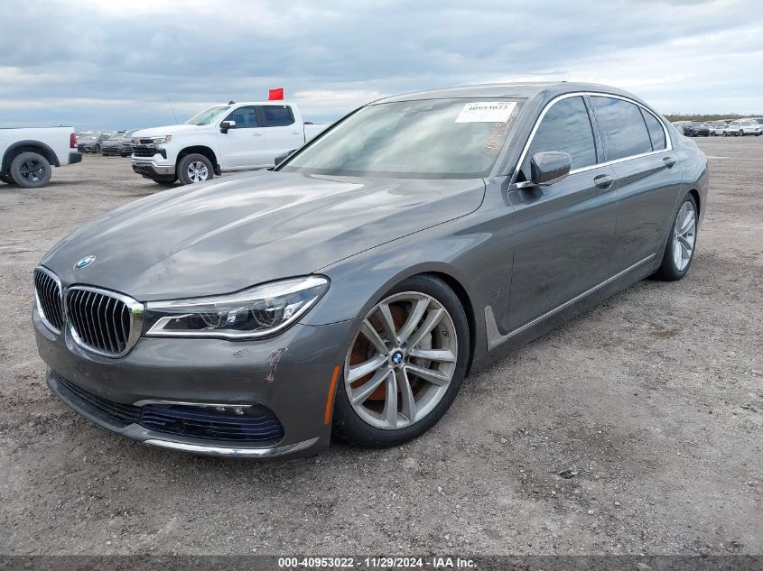 VIN WBA7F0C53HGM21456 2017 BMW 7 Series, 750I no.2