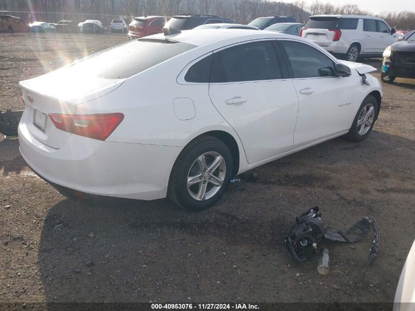 VIN 1G1ZB5ST3NF211857 2022 Chevrolet Malibu, Fwd Ls no.4