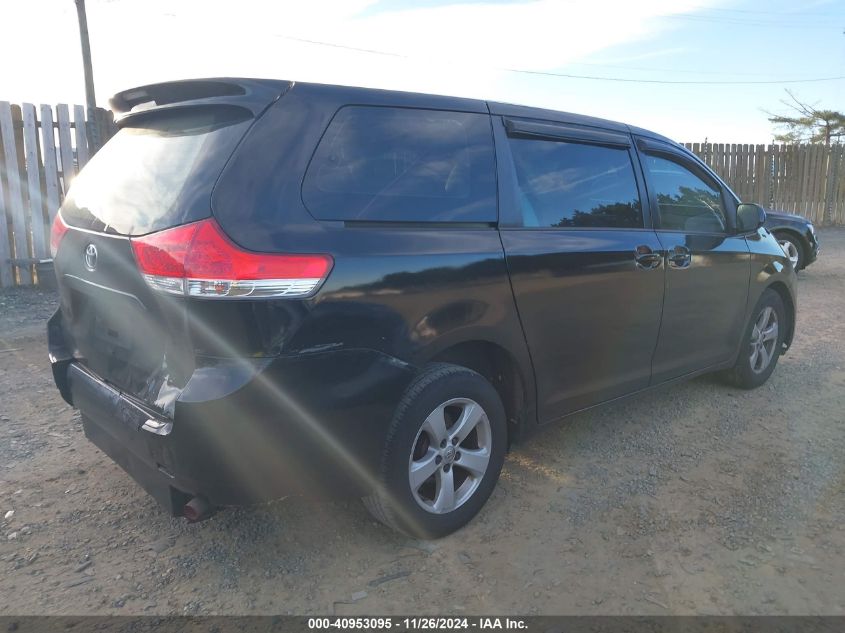 VIN 5TDZK3DC5ES426357 2014 TOYOTA SIENNA no.4