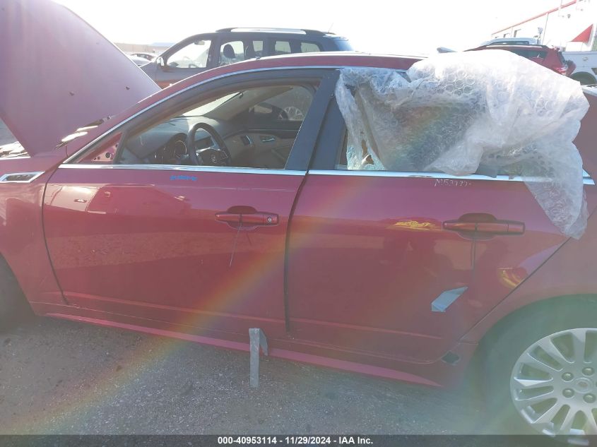 2011 Cadillac Cts Standard VIN: 1G6DJ5ED9B0124829 Lot: 40953114