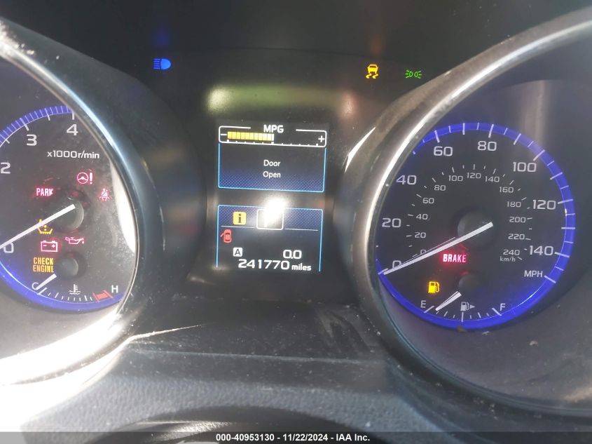 2016 Subaru Legacy 2.5I Premium VIN: 4S3BNBC67G3051249 Lot: 40953130