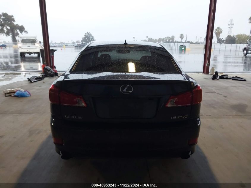 2009 Lexus Is 250 VIN: JTHBK262295093643 Lot: 40953243