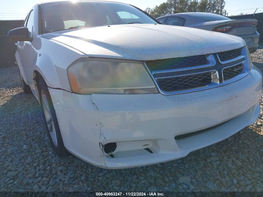 2013 Dodge Avenger Se V6 VIN: 1C3CDZAG5DN509189 Lot: 40953247