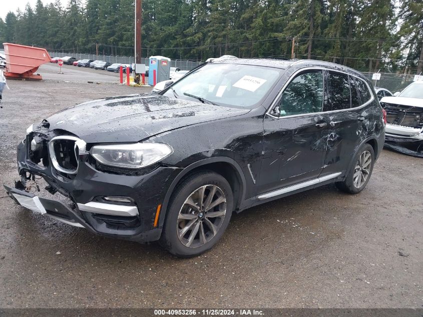 VIN 5UXTR9C58KLE15701 2019 BMW X3, Xdrive30I no.2