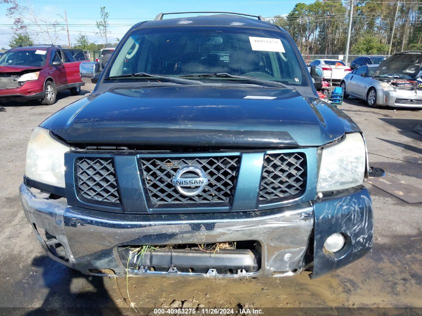 2004 Nissan Pathfinder Armada Se VIN: 5N1AA08A34N740676 Lot: 40953275