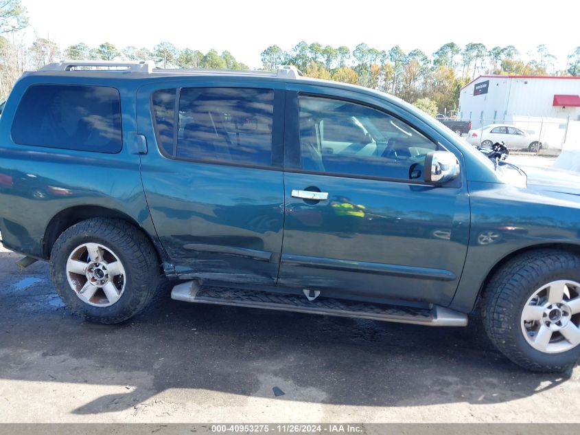 2004 Nissan Pathfinder Armada Se VIN: 5N1AA08A34N740676 Lot: 40953275