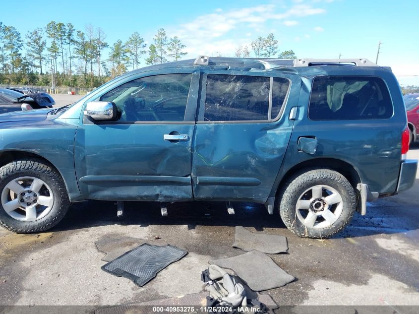 2004 Nissan Pathfinder Armada Se VIN: 5N1AA08A34N740676 Lot: 40953275